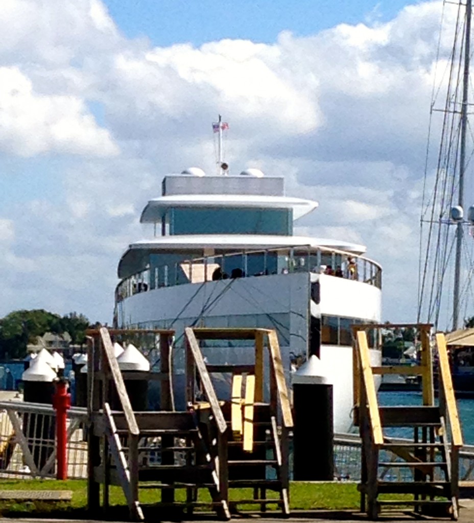 Steve Jobs Yacht Docked in West Palm Beach Florida